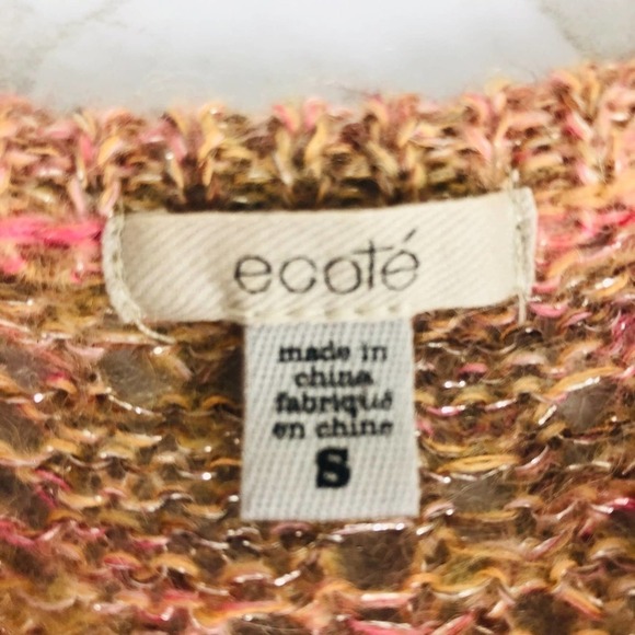 Anthropologie Ecote Wool & Mohair Blend Sweater S - Picture 3 of 7
